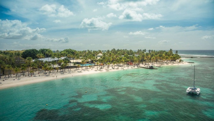 Il bellissimo mare delle antille Francesi al resort La Caravelle Resort La Caravelle, paradiso di Guadalupe