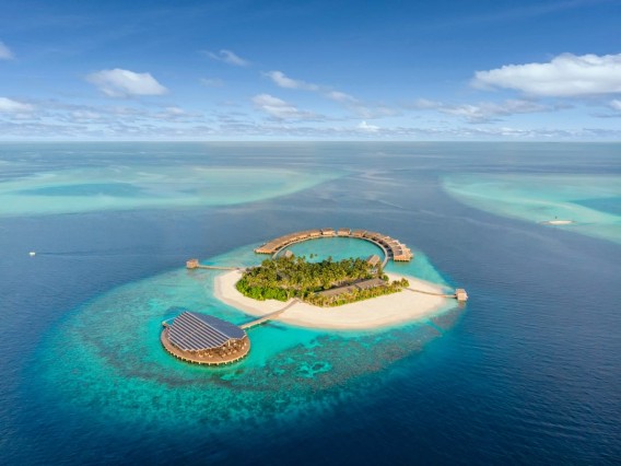 la vista del favoloso Innahura maldives