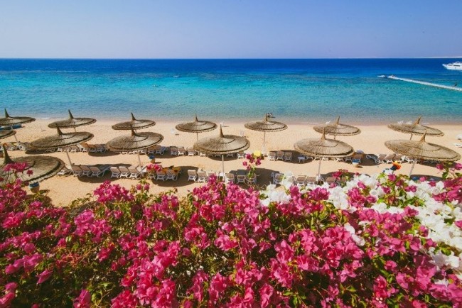 spiaggia con barriera corallina_veraclub reeef oasis Spiaggia su cui si affaccia il veraclub reef oasis beach resort, lambita da un mare cristallino in cui si può ammirare la barriera corallina