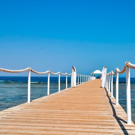 Il pontile dell' Alpiclub Grand Plaza Resort di Sharm el Sheikh - Mar Rosso
