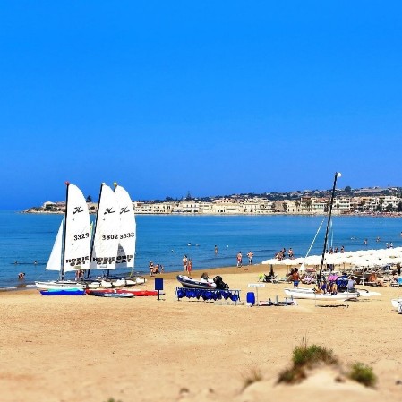 La spiaggia dell'IGV Baia Samuele - Sicilia