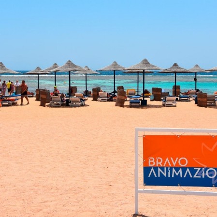 Vista della spiaggia del Bravo Fantazia - Marsa Alam - Egitto