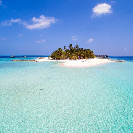 Maldive seaclub dhiggiri - vista dall'acqua