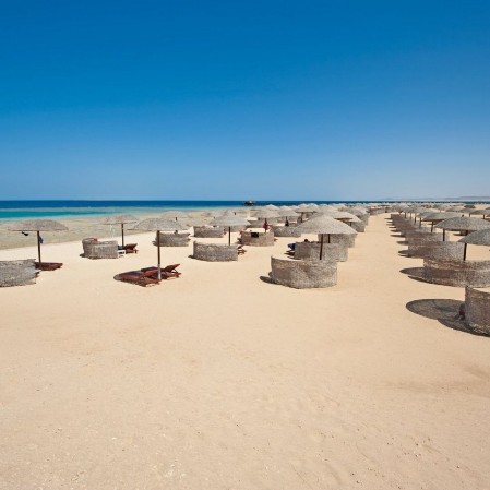 La spiaggia del villaggio Seaclub Gorgonia di Marsa Alam - Egitto - Mar Rosso