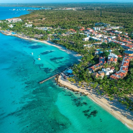 Vista dall'alto del villaggio Bravo Viva Dominicus Palace Vista dall'alto del villaggio Bravo Viva Dominicus Palace