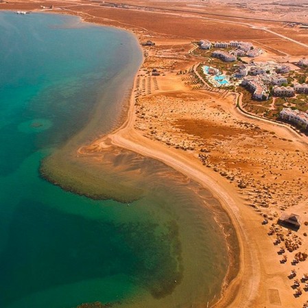 vista dal Seaclub Lahami bay beach resort Mar Rosso - Marsa Alam
