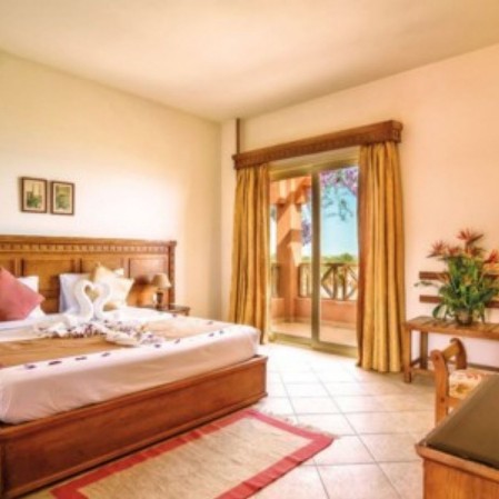 Vista di una camera presso il villaggio Italiano Veraclub Emerald Lagoon a Marsa Alam Mar Rosso