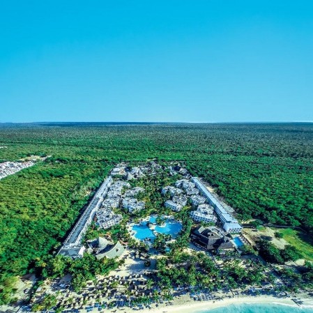 Veraclub Canoa a Bayahibe in Repubblica Dominicana Vista dall'alto del villaggio italiano Veraclub Canoa a Santo Domingo