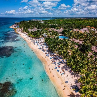 Villaggio Veraclub Canoa sulla spiaggia di Bayahibe a Santo Domingo