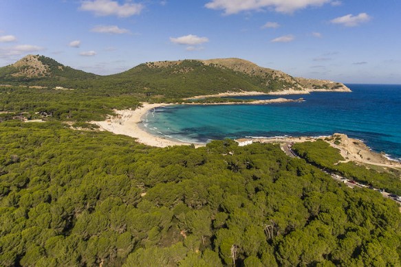 Seaclub S'Entrador Playa resort I colori della baia dal seaclub S'Entrador Playa resort